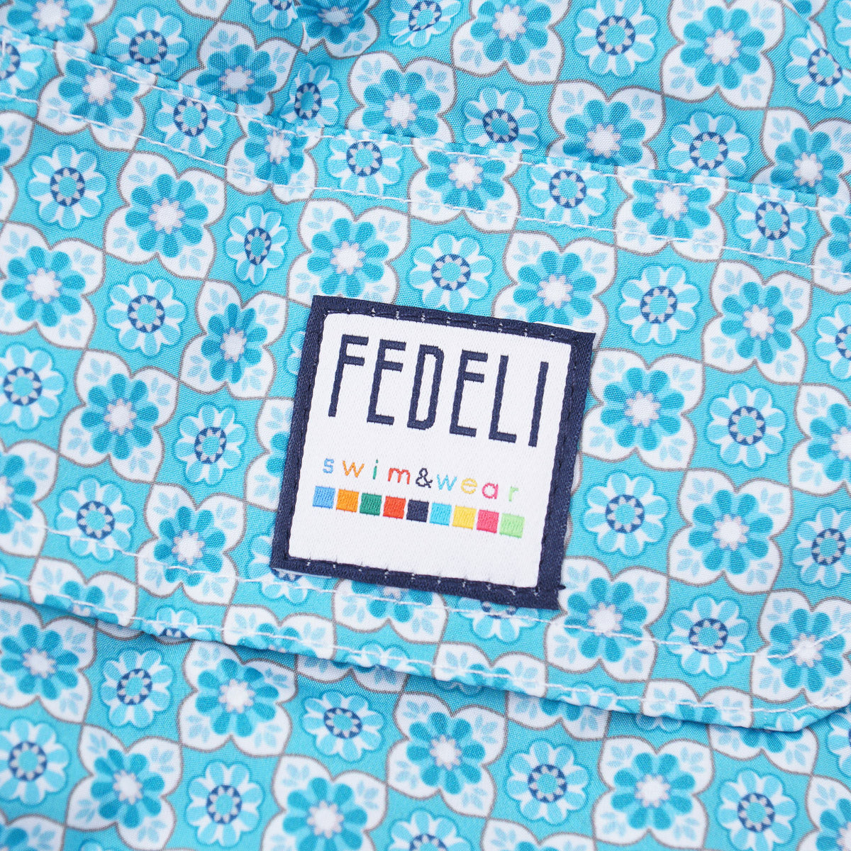 Fedeli 'Madeira' Printed Swim Trunks