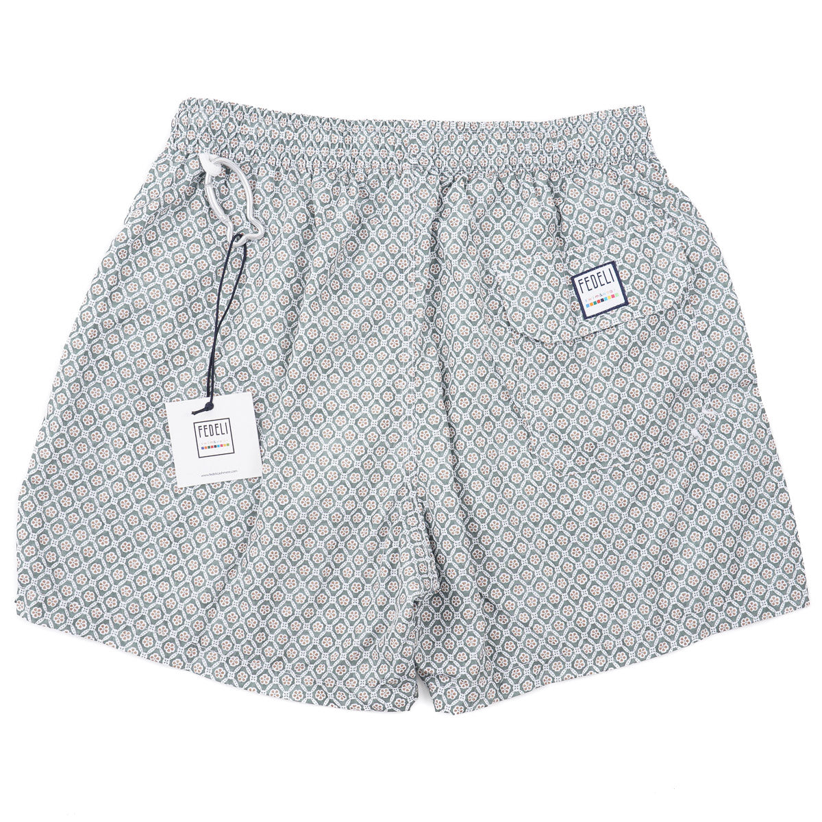 Fedeli 'Madeira' Printed Swim Trunks