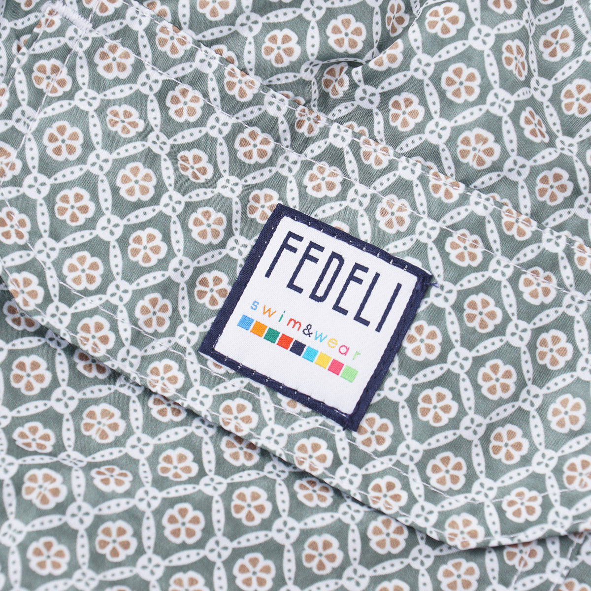 Fedeli 'Madeira' Printed Swim Trunks