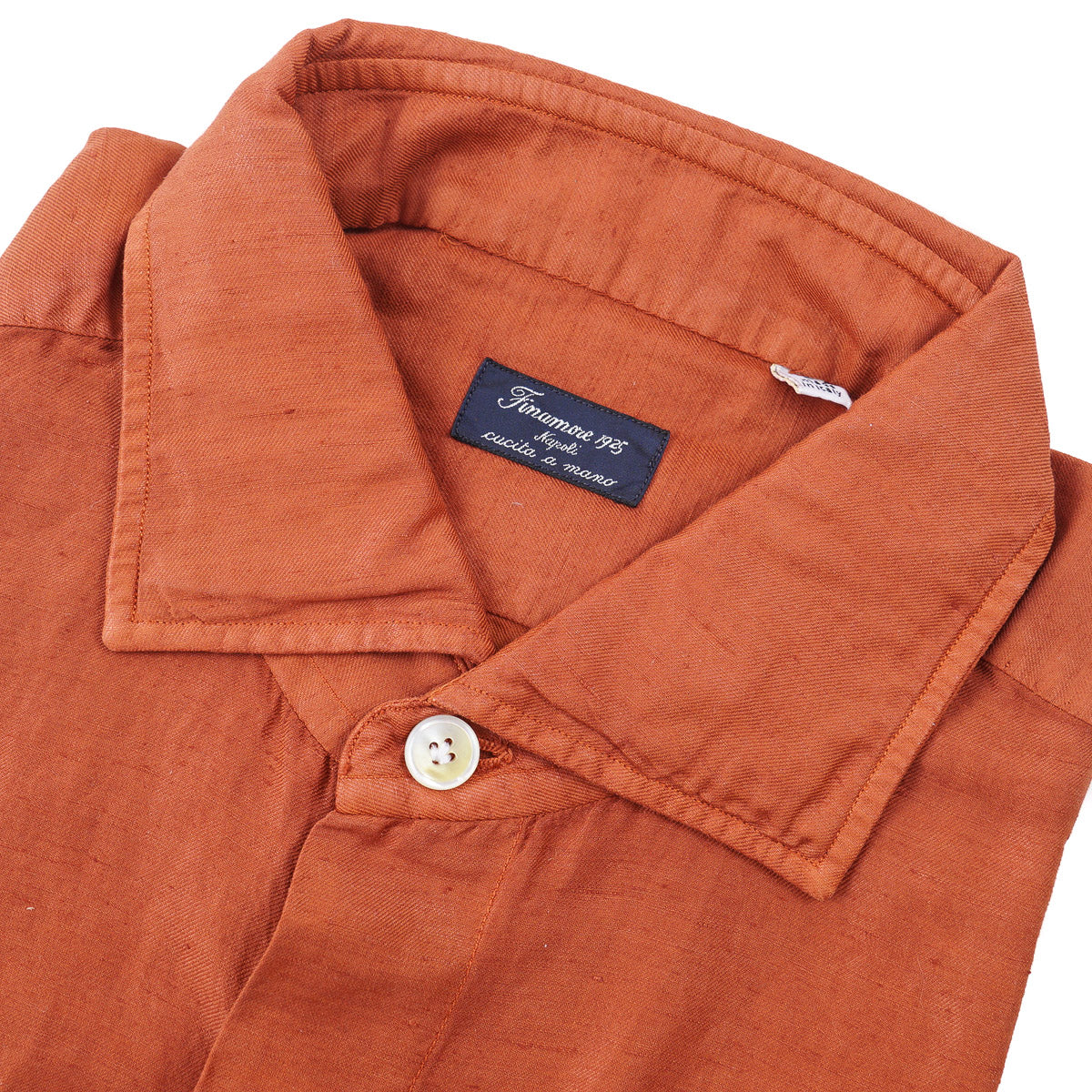 Finamore Superfine Linen-Cotton Shirt