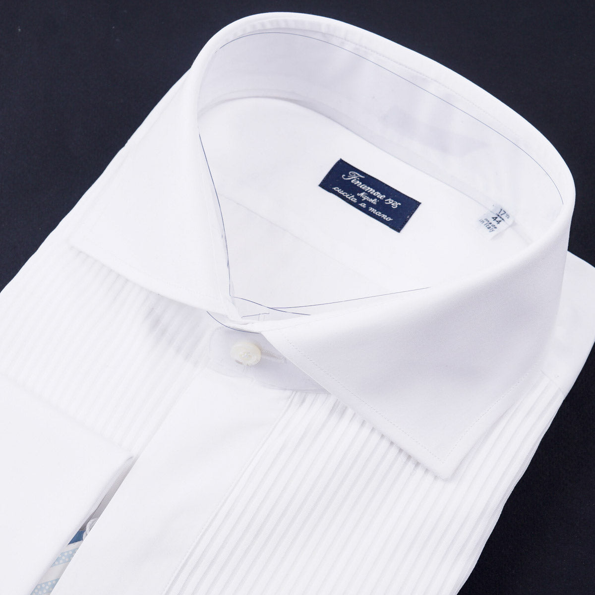 Finamore French Cuff Tuxedo Shirt