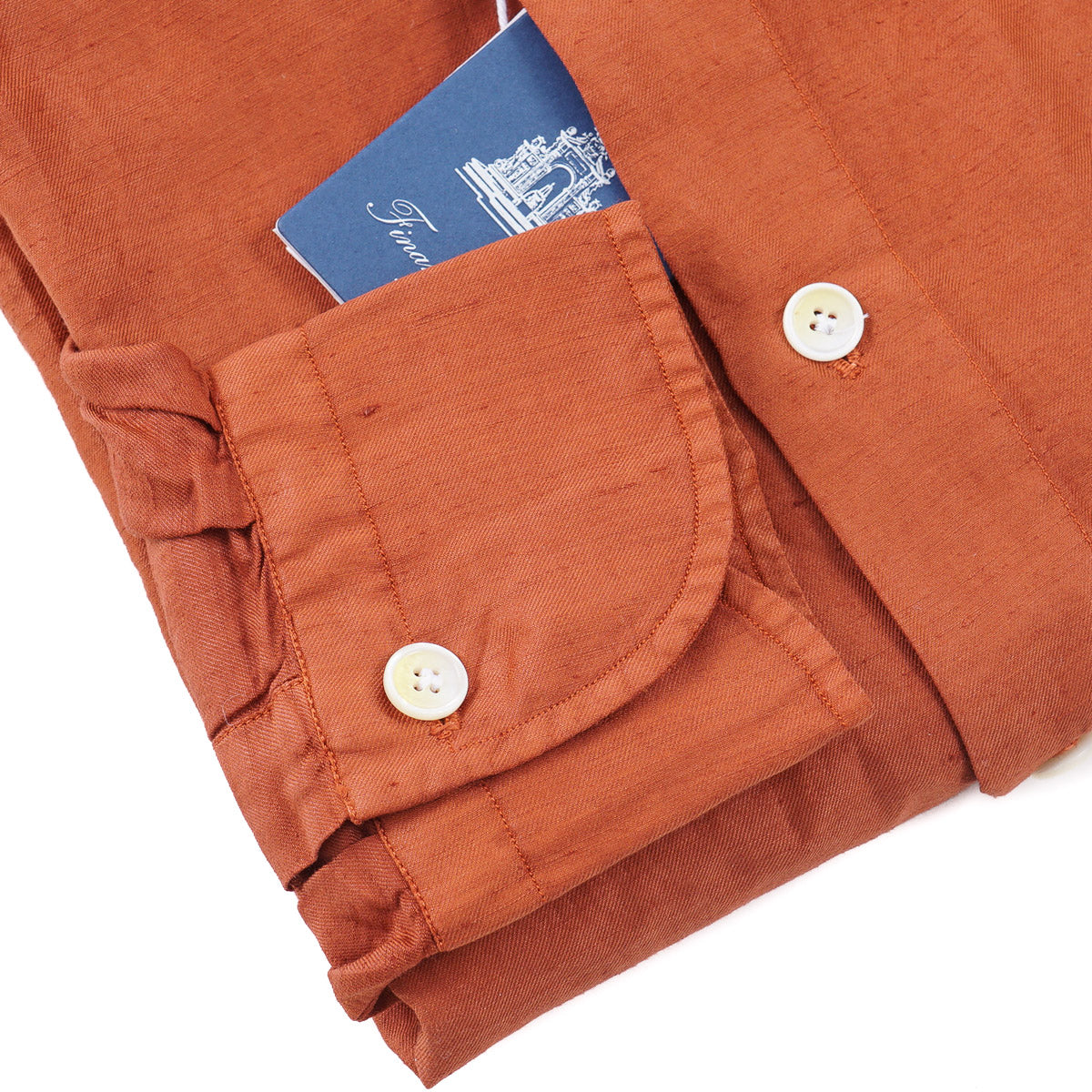 Finamore Superfine Linen-Cotton Shirt
