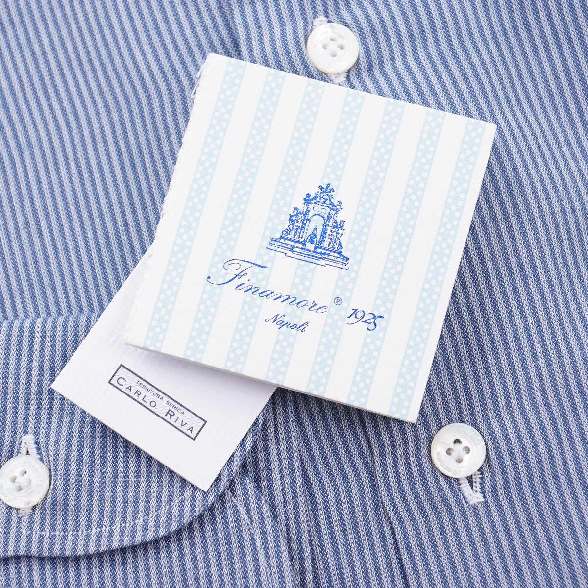 Finamore Carlo Riva Cotton-Cashmere Shirt