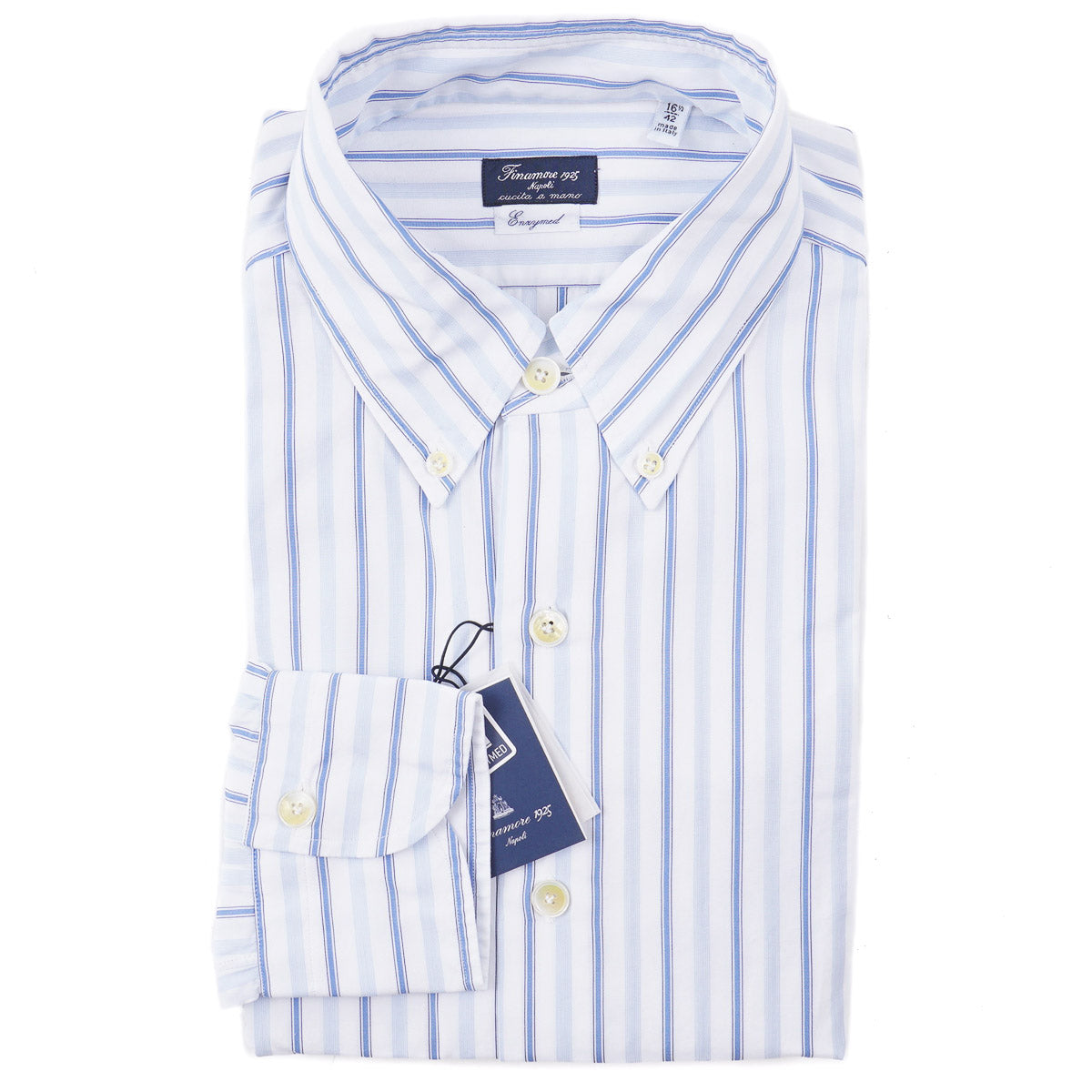 Finamore Tailored-Fit Cotton Shirt