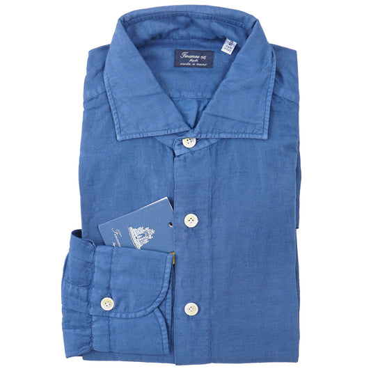 Finamore Superfine Linen-Cotton Shirt