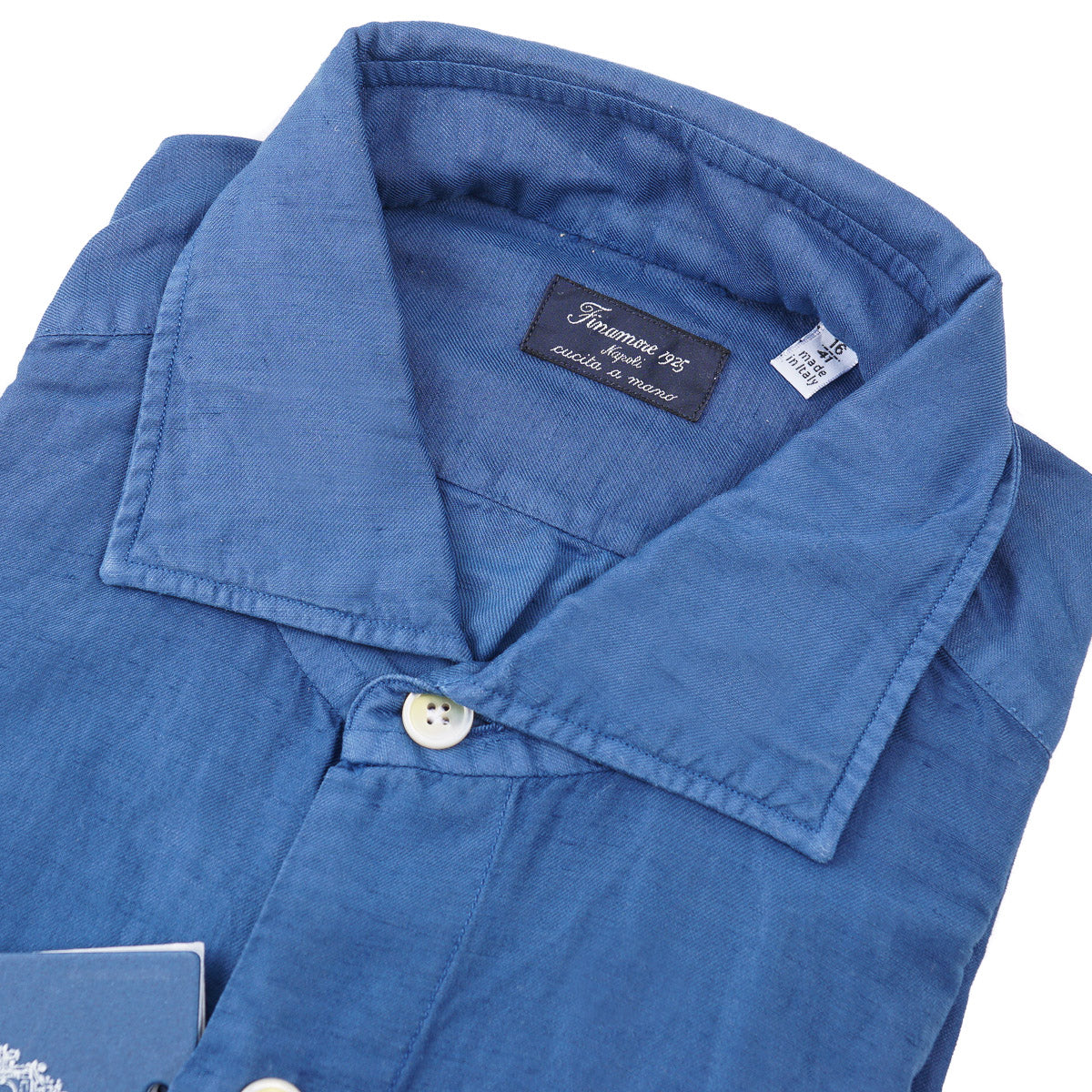 Finamore Superfine Linen-Cotton Shirt