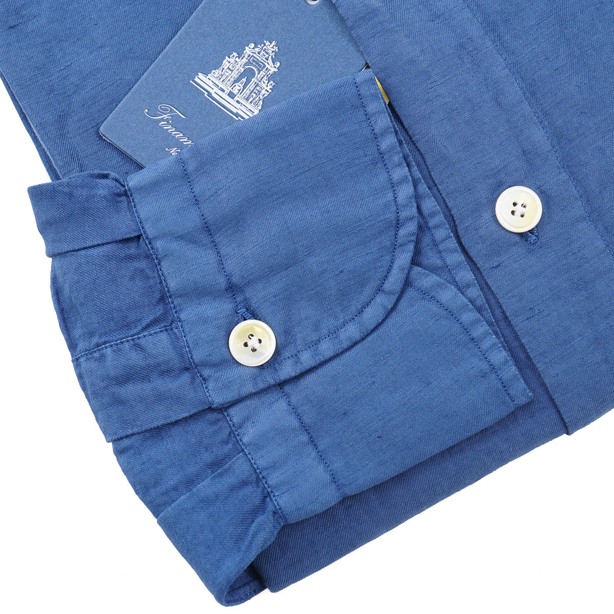 Finamore Superfine Linen-Cotton Shirt