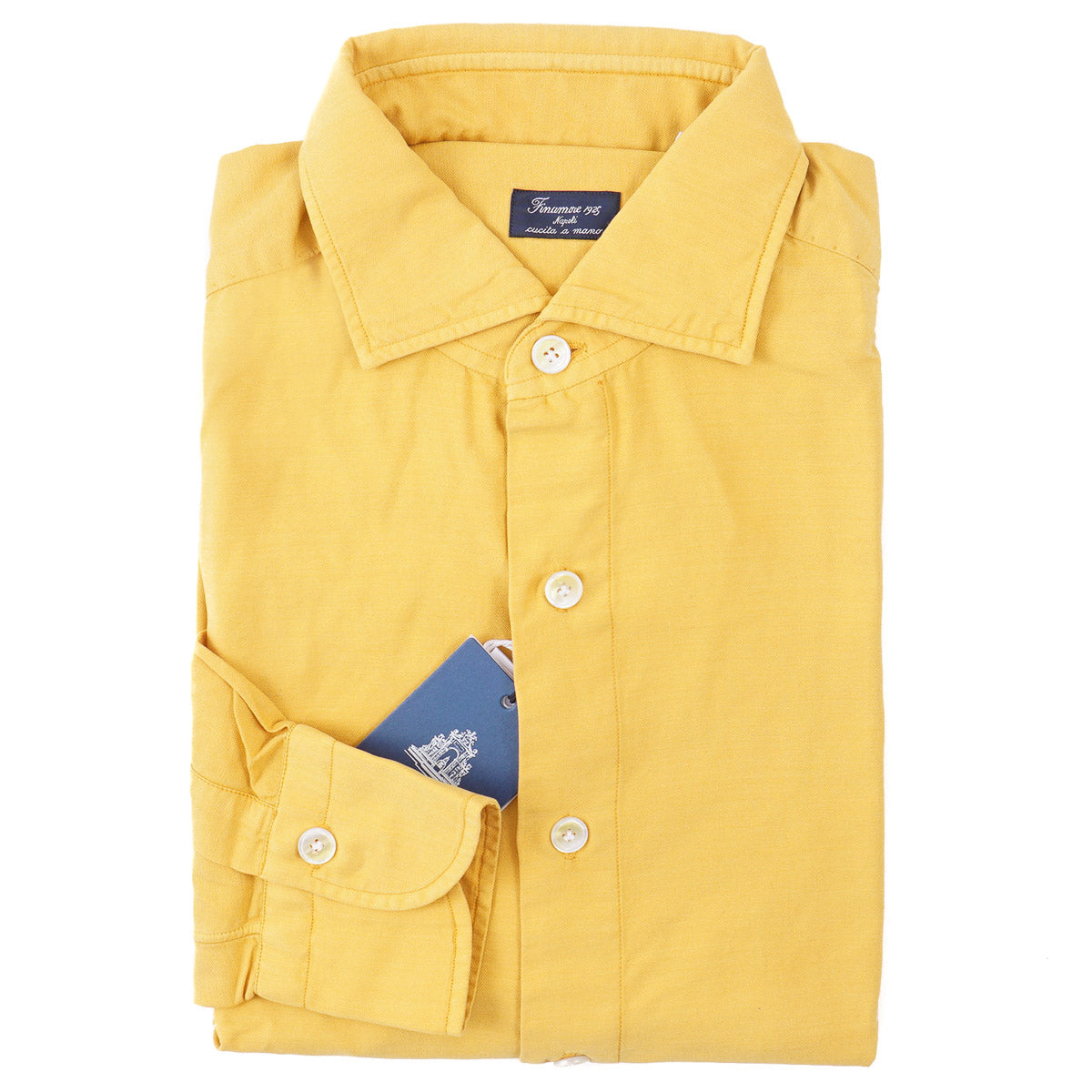 Finamore Superfine Linen-Cotton Shirt