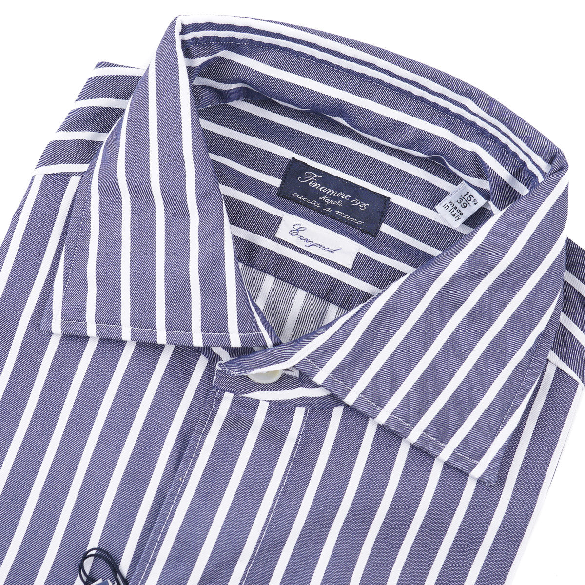 Finamore Tailored-Fit Cotton Shirt