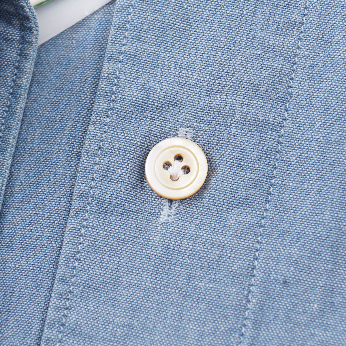 Finamore Slim-Fit Chambray Cotton Shirt