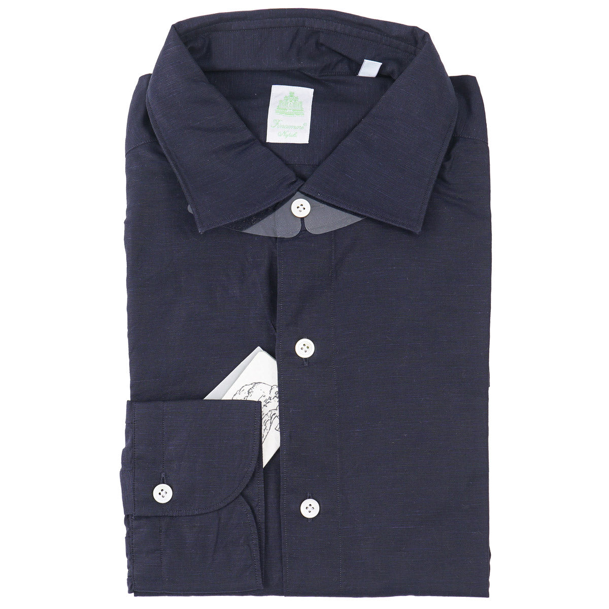 Finamore Lightweight Cotton-Linen Shirt