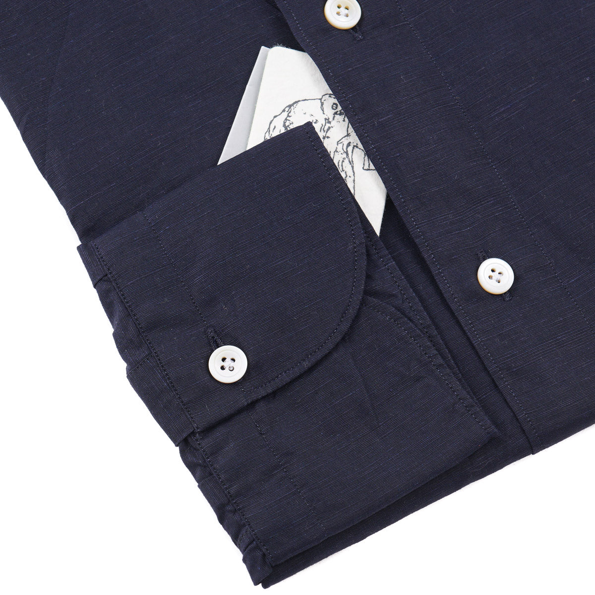 Finamore Lightweight Cotton-Linen Shirt
