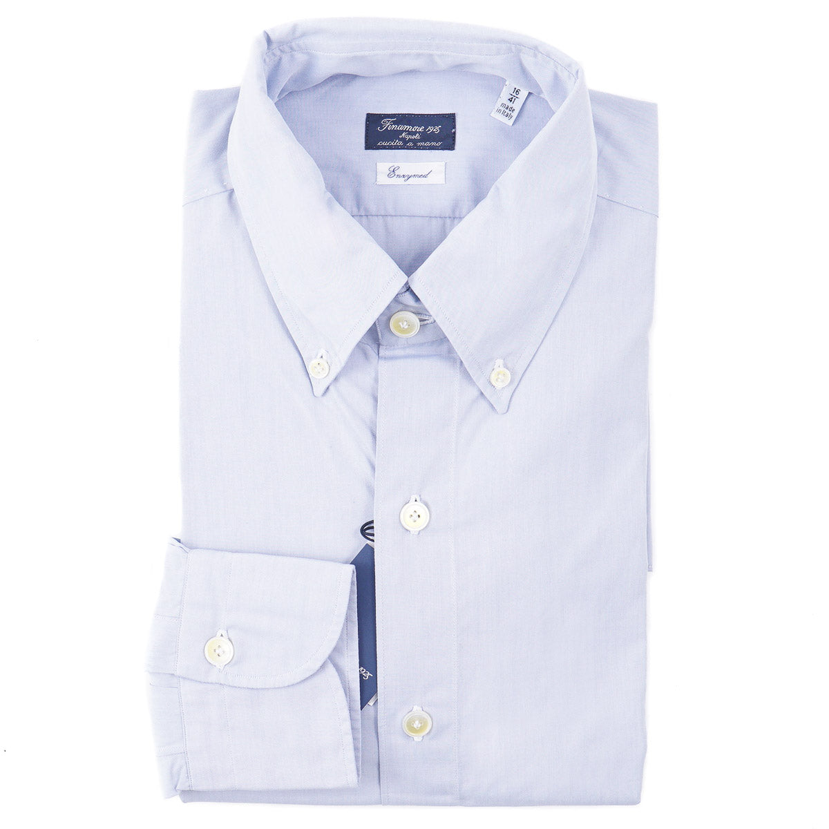Finamore Tailored-Fit Cotton Shirt