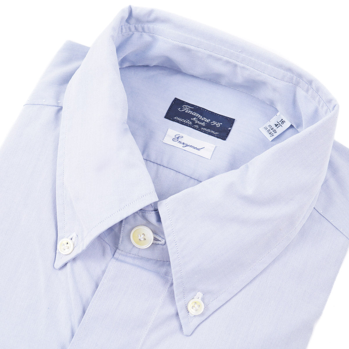 Finamore Tailored-Fit Cotton Shirt