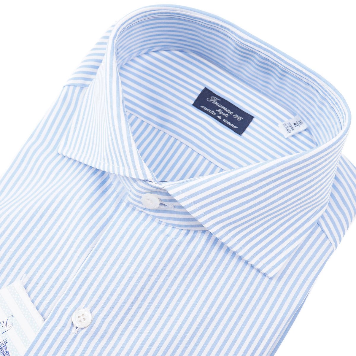 Finamore Tailored-Fit Cotton Shirt