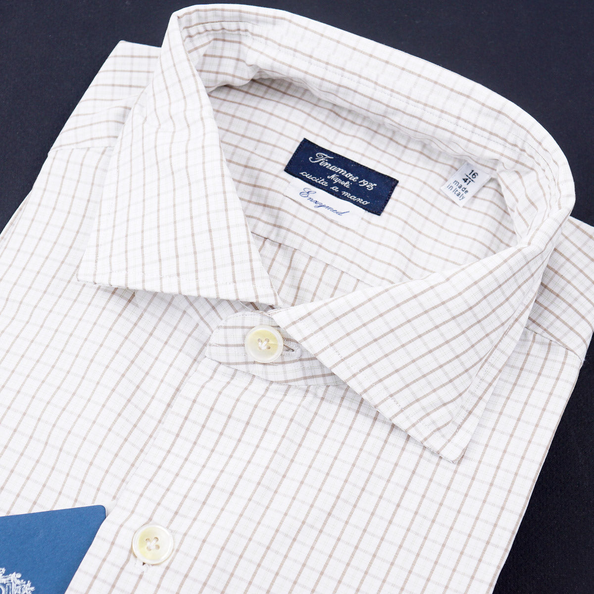 Finamore Extrafine Alumo Cotton Shirt
