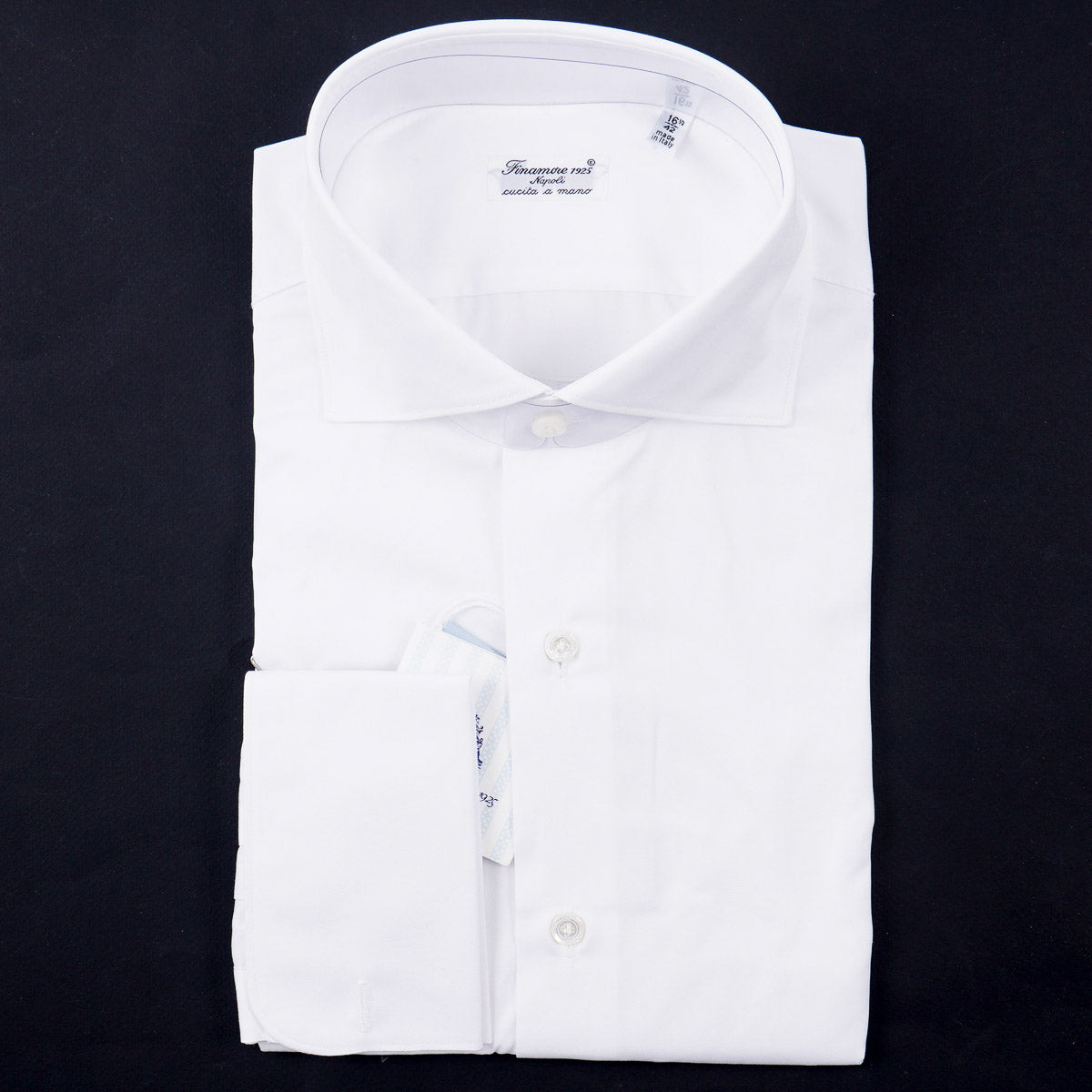 Finamore French Cuff Cotton Shirt
