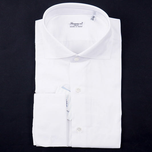 Finamore French Cuff Cotton Shirt