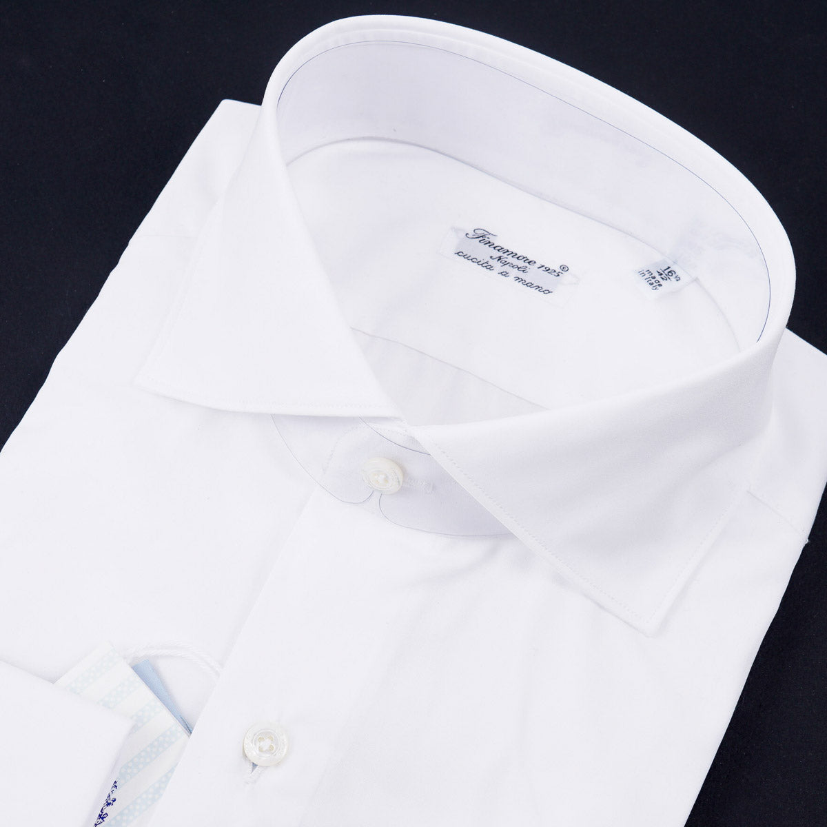 Finamore French Cuff Cotton Shirt
