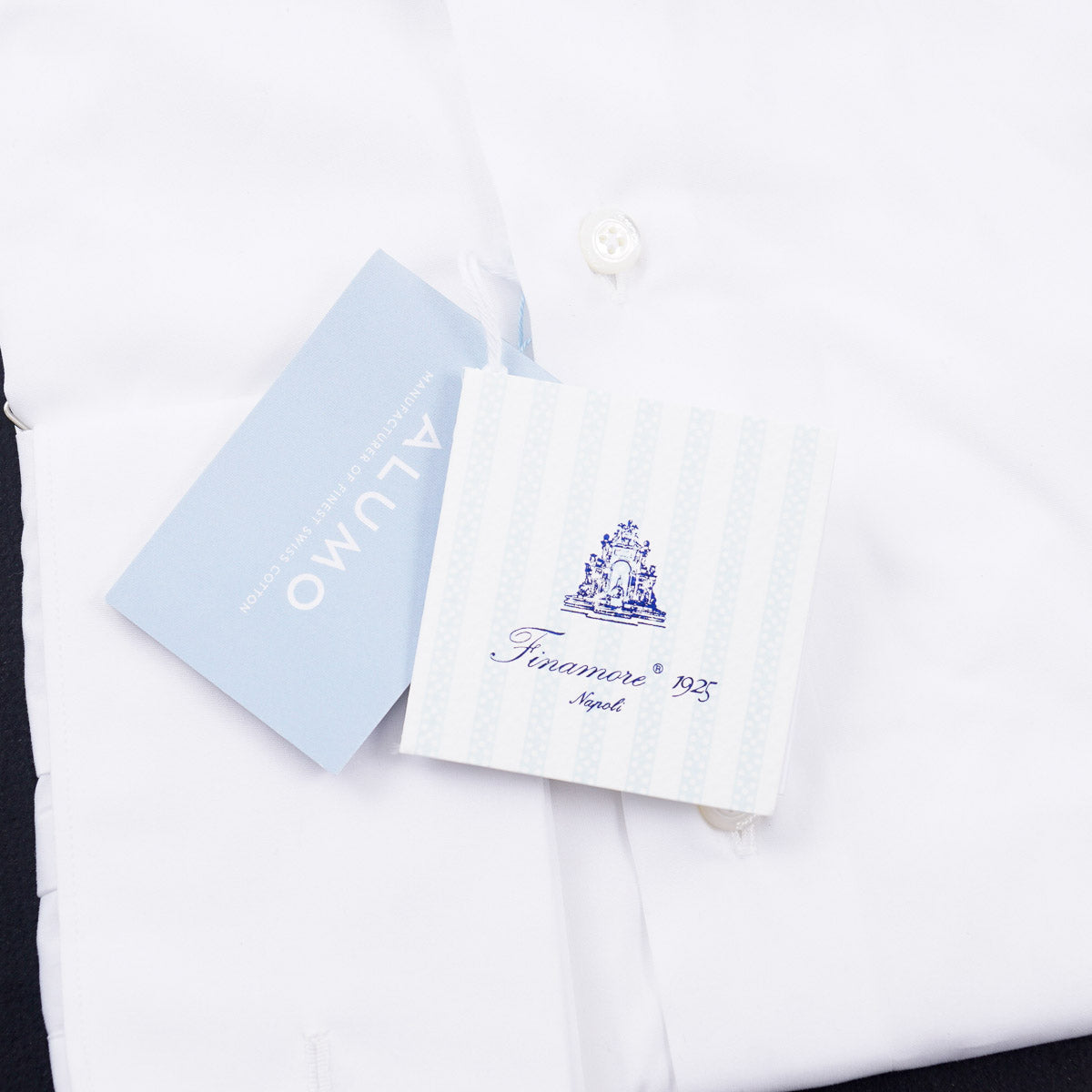Finamore French Cuff Cotton Shirt