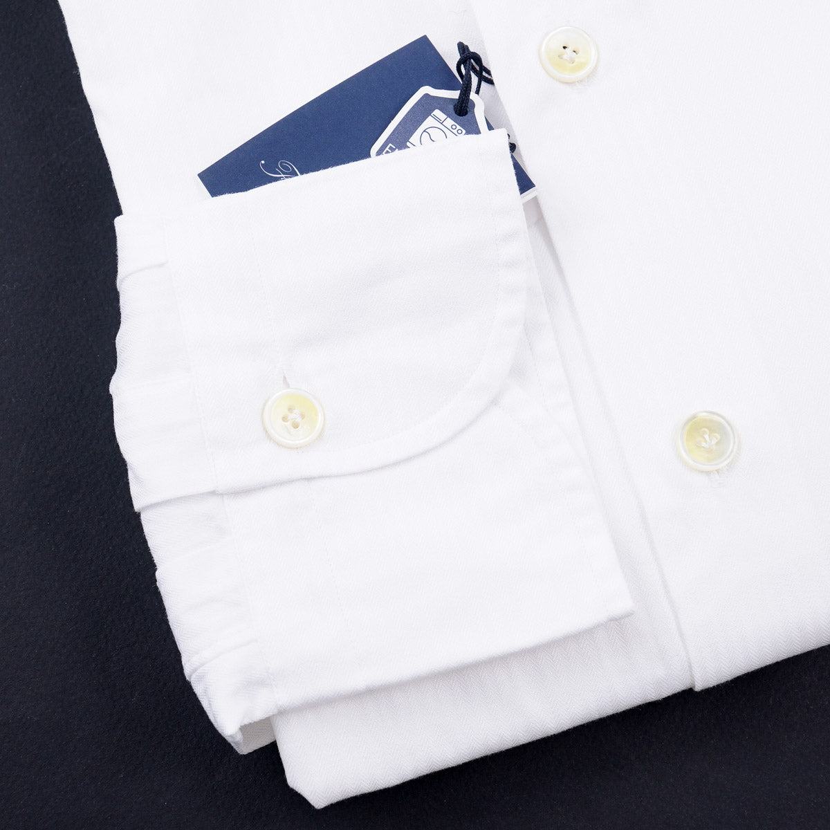 Finamore Woven Stripe Cotton Shirt