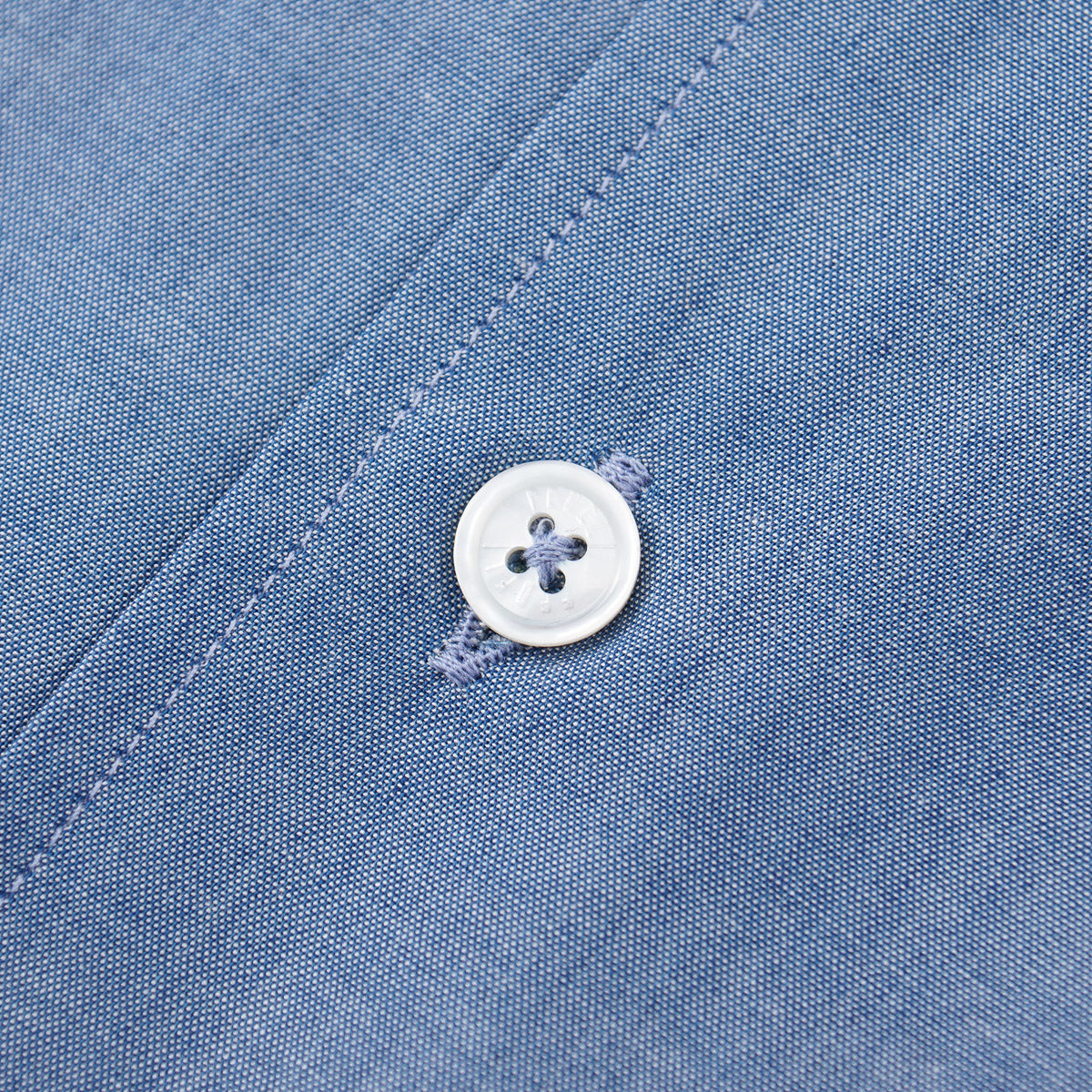 Fedeli Woven Chambray Cotton Shirt - Top Shelf Apparel