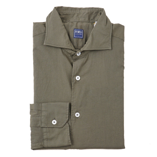 Fedeli 'Sean Panamino' Lightweight Cotton Shirt - Top Shelf Apparel