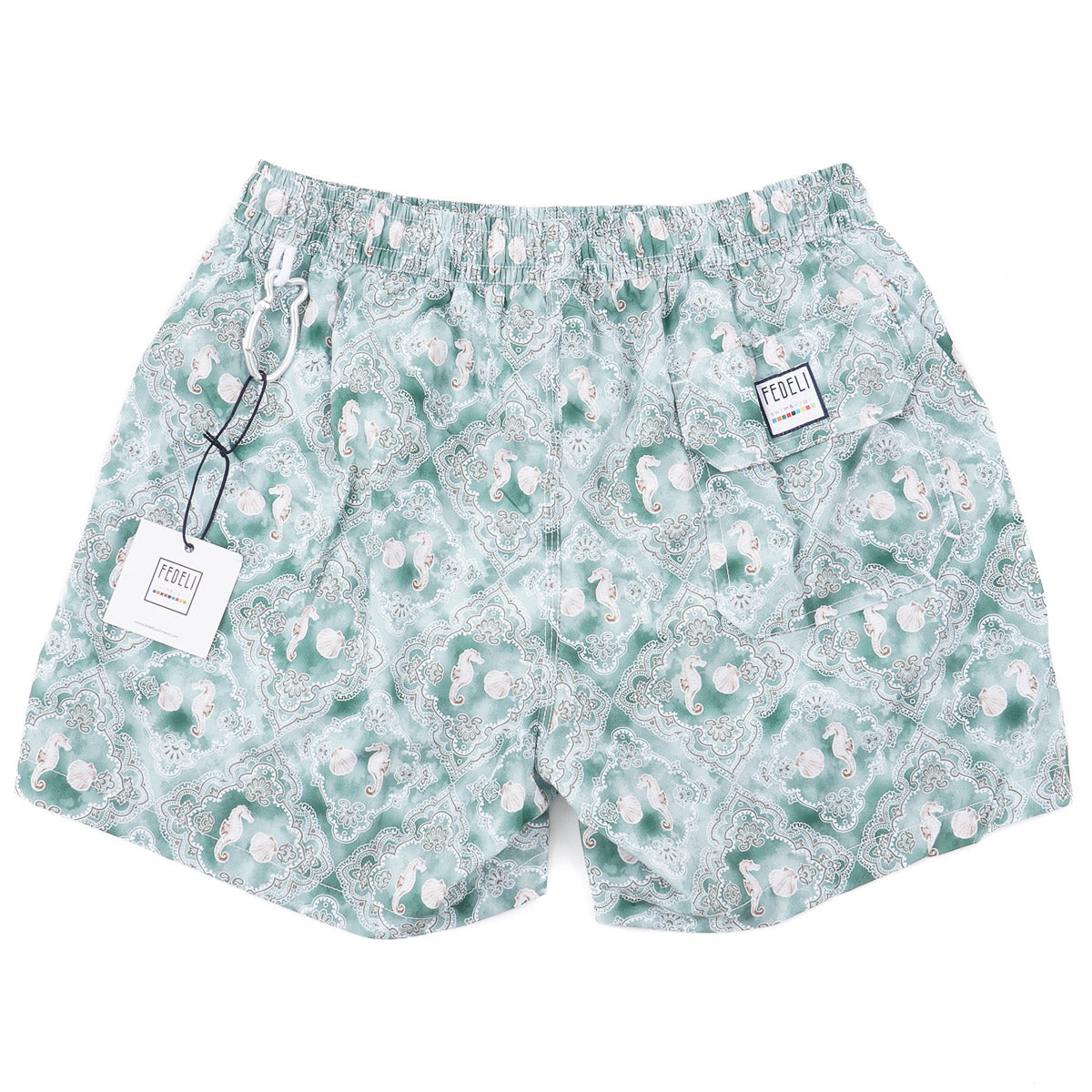 Fedeli 'Madeira' Printed Swim Trunks