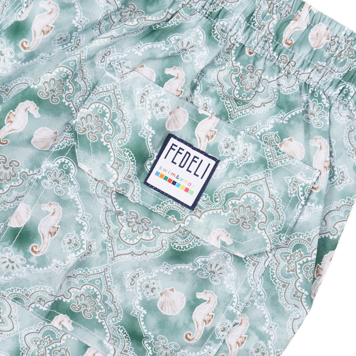 Fedeli 'Madeira' Printed Swim Trunks