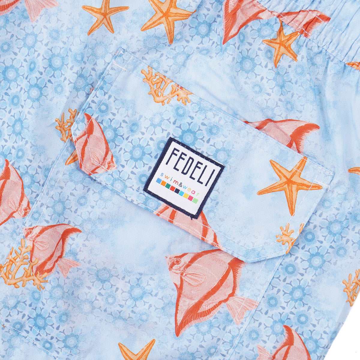 Fedeli 'Madeira' Printed Swim Trunks
