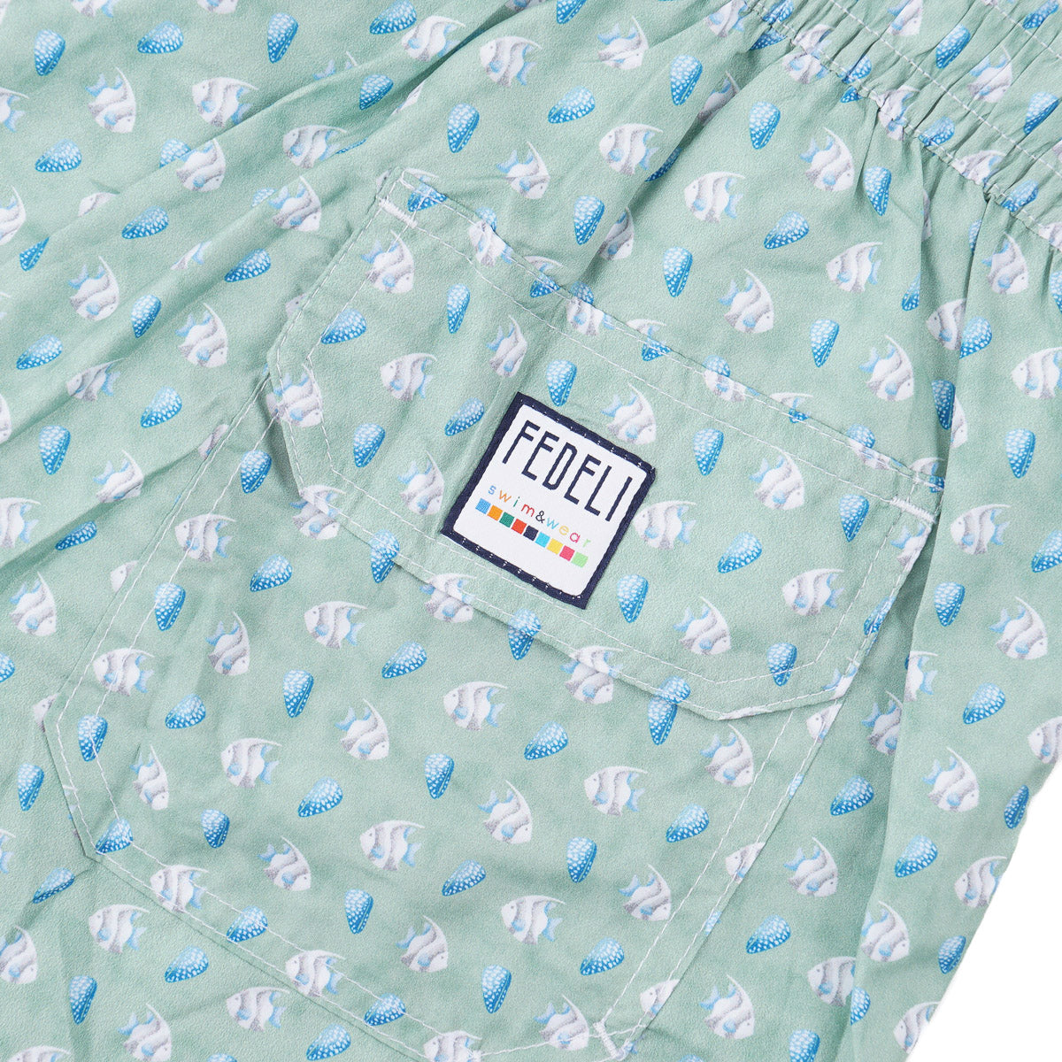 Fedeli 'Madeira' Printed Swim Trunks