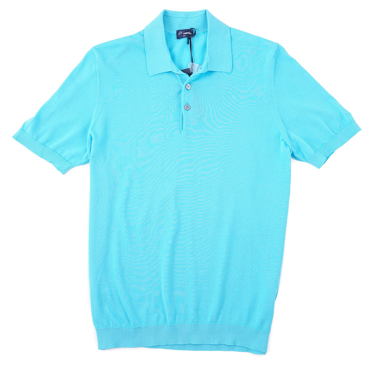 Drumohr Lightweight Cotton Polo Sweater - Top Shelf Apparel