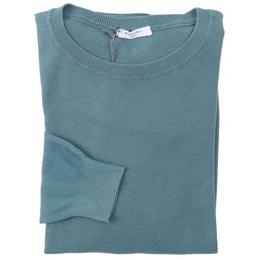 Boglioli Pique Knit Cotton Sweater
