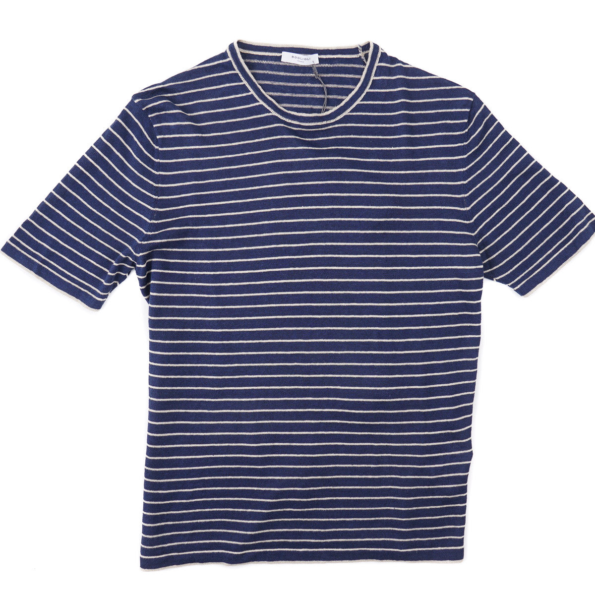 Boglioli Knit Pure Linen T-Shirt