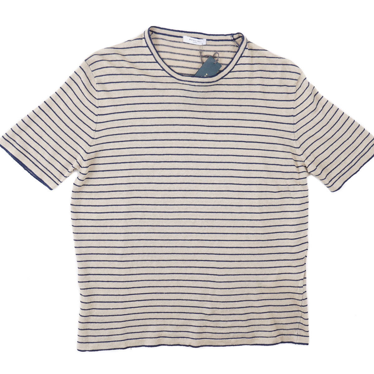 Boglioli Knit Pure Linen T-Shirt