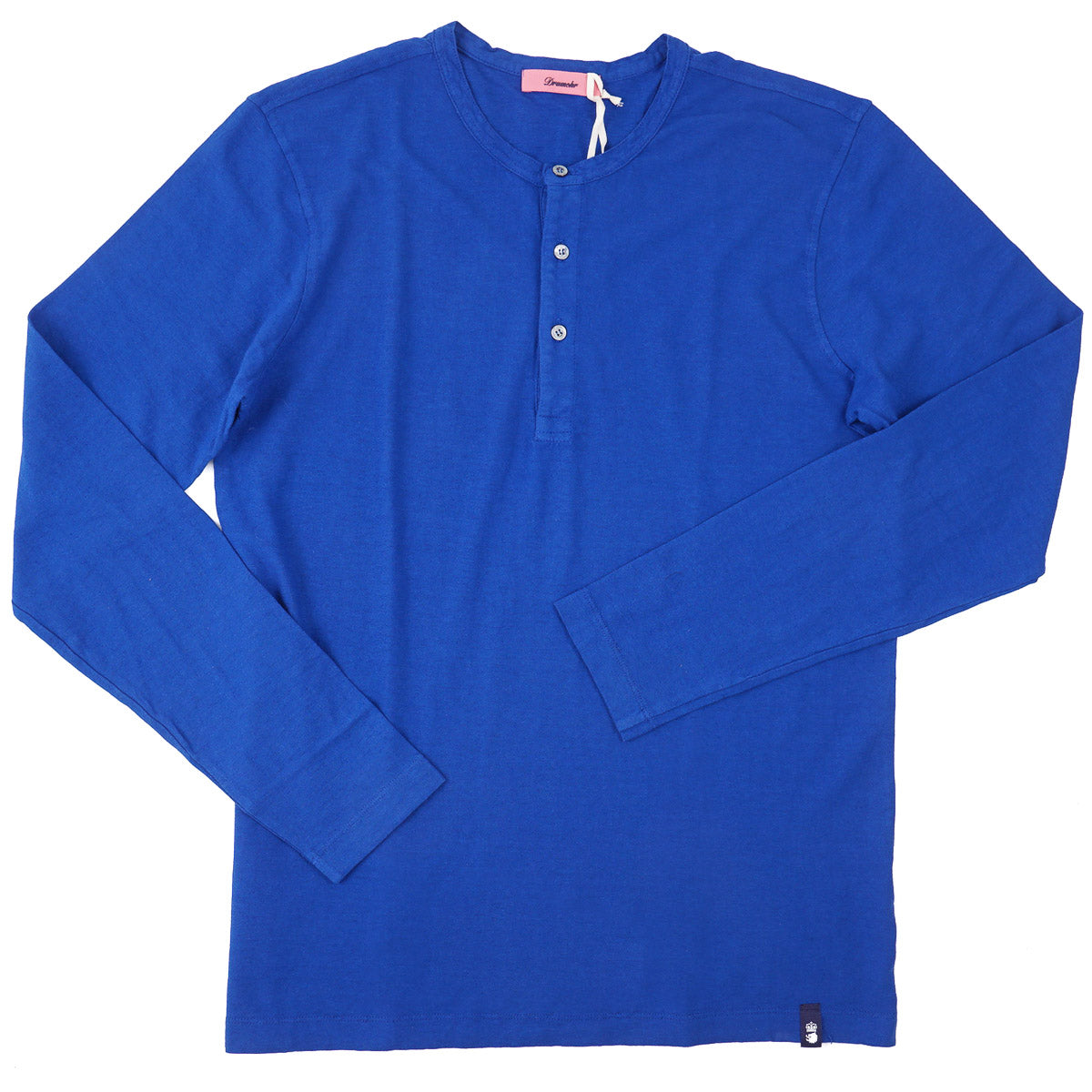 Drumohr Cotton-Linen Henley Shirt