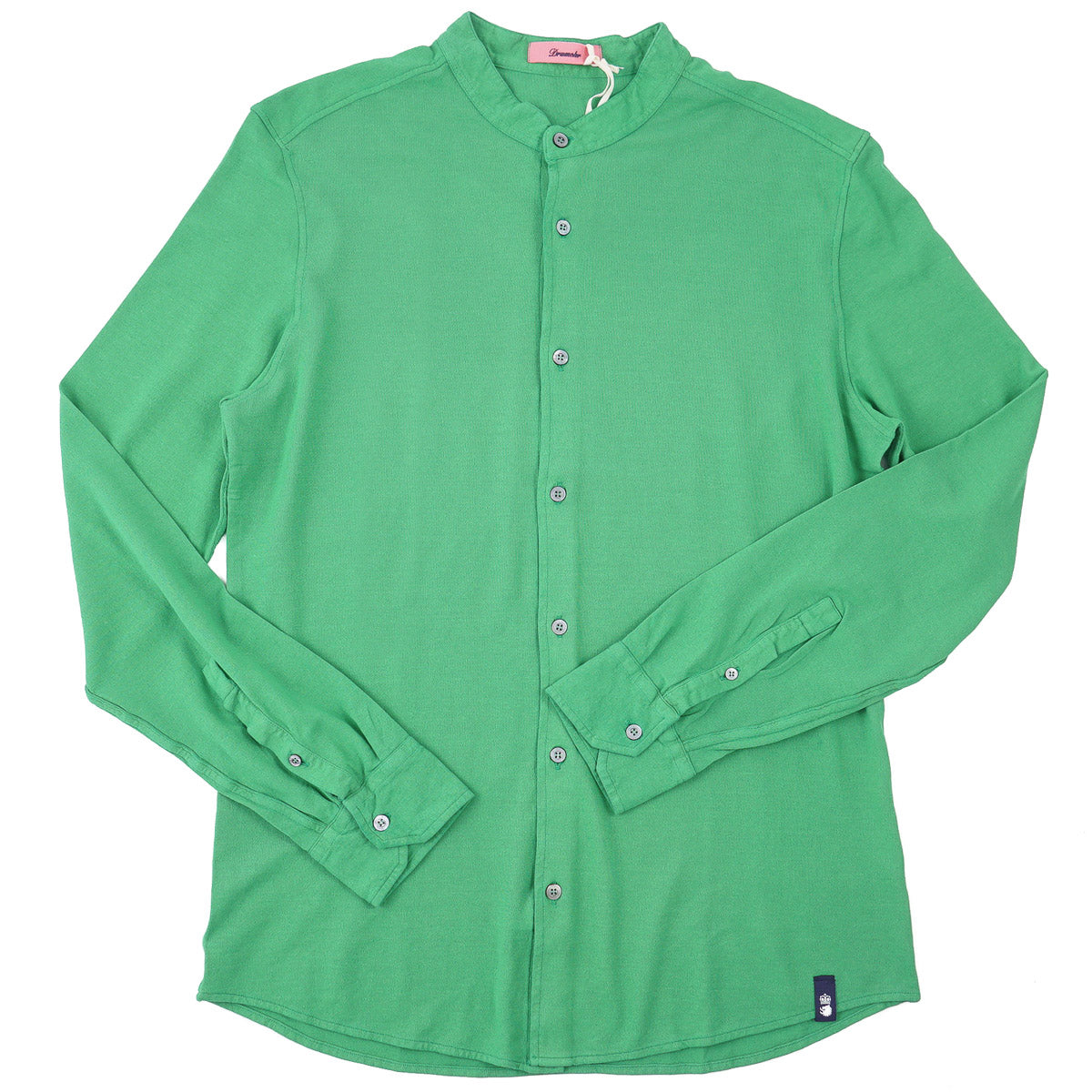 Drumohr Long Sleeve Jersey Cotton Shirt