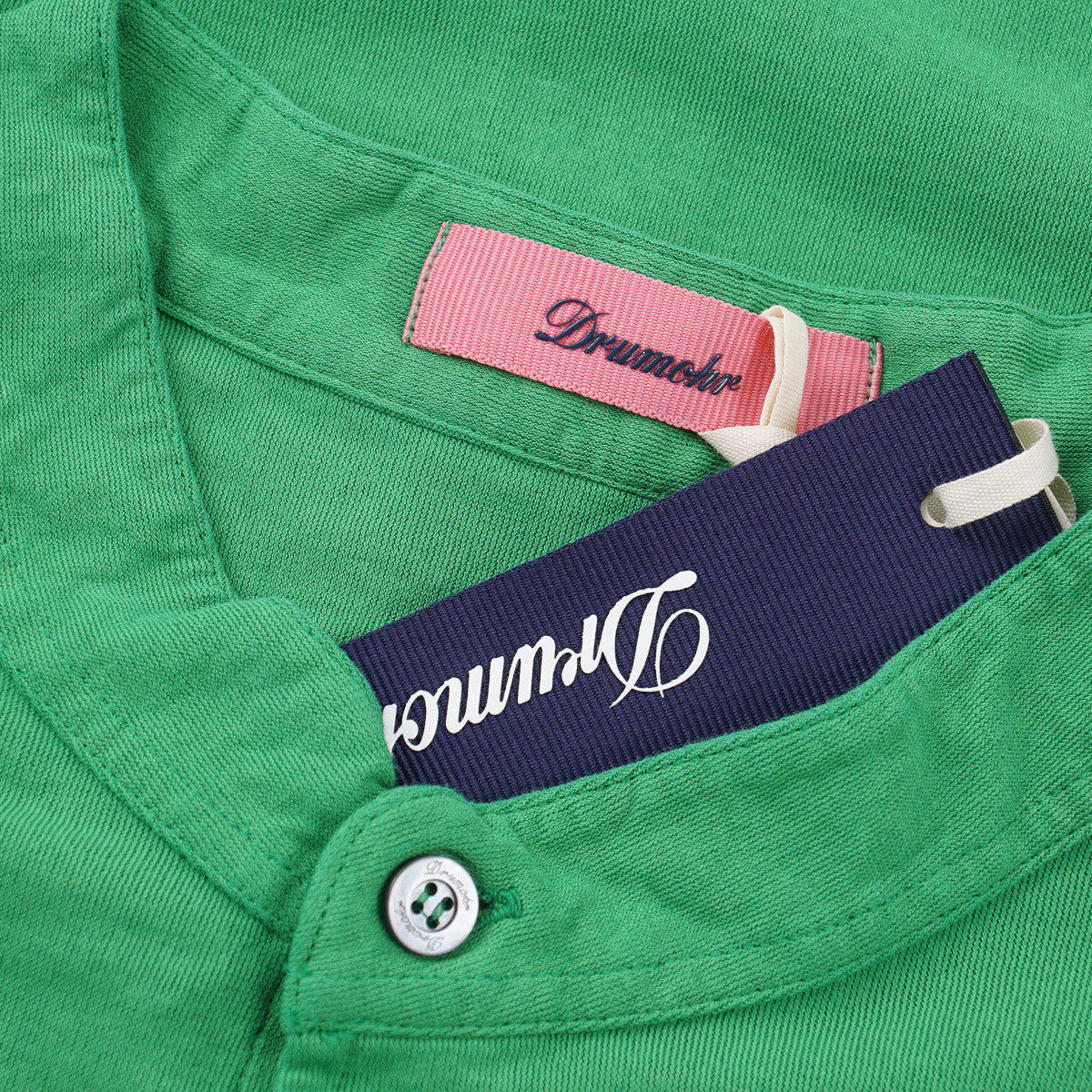 Drumohr Long Sleeve Jersey Cotton Shirt