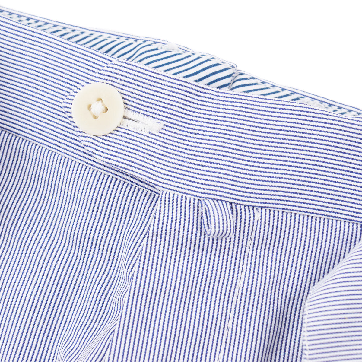 Isaia Woven Cotton Shorts with Belt - Top Shelf Apparel