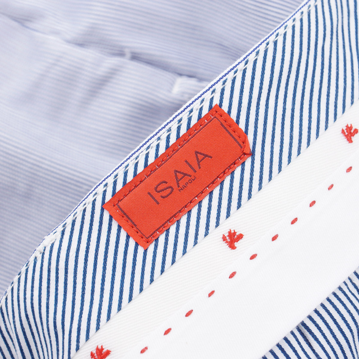 Isaia Woven Cotton Shorts with Belt - Top Shelf Apparel