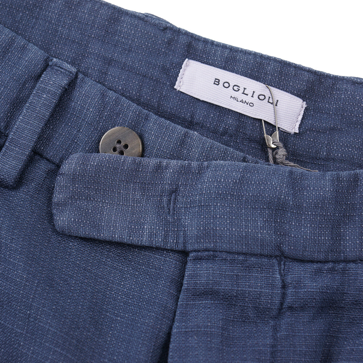 Boglioli Woven Cotton-Hemp Shorts
