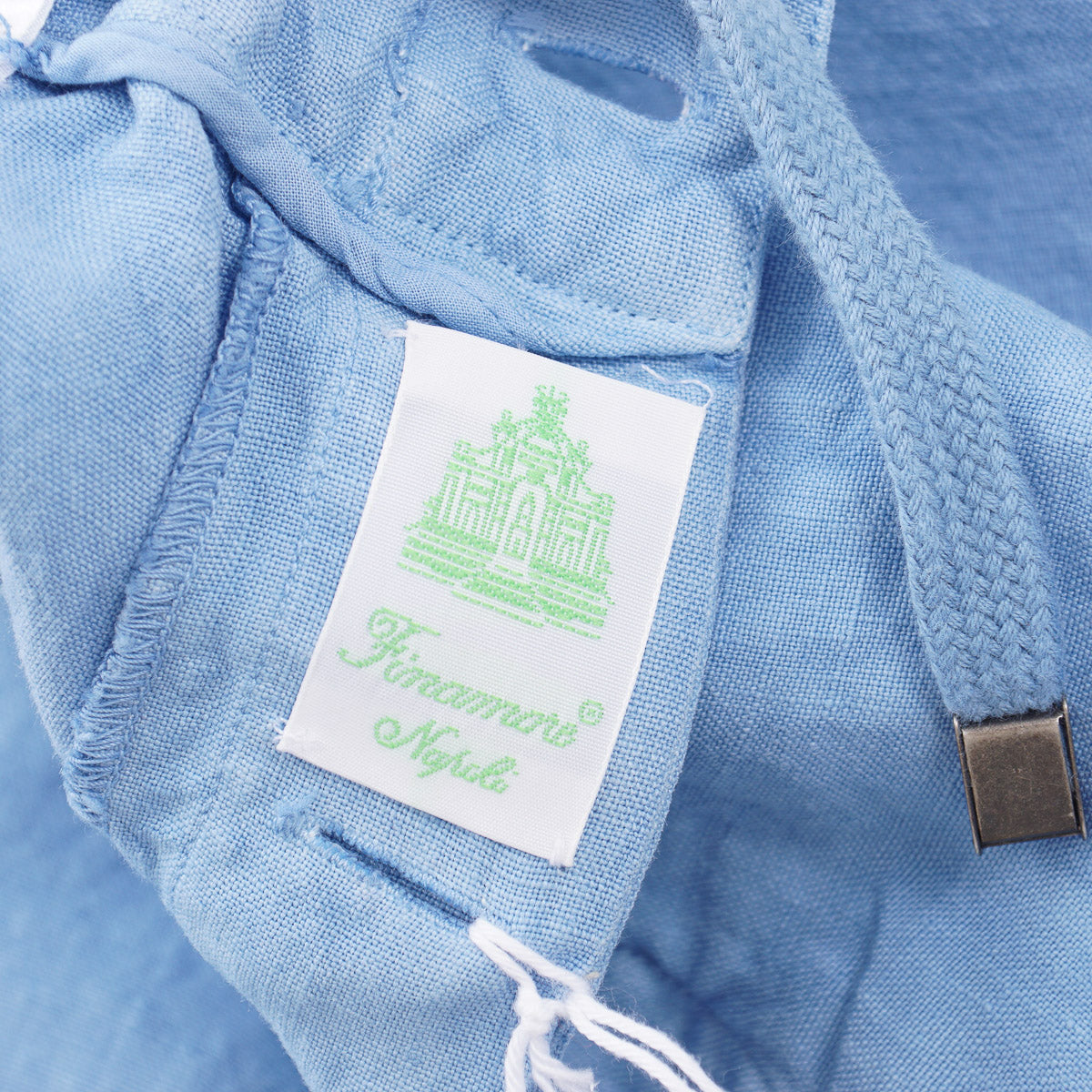 Finamore Drawstring Linen Shorts