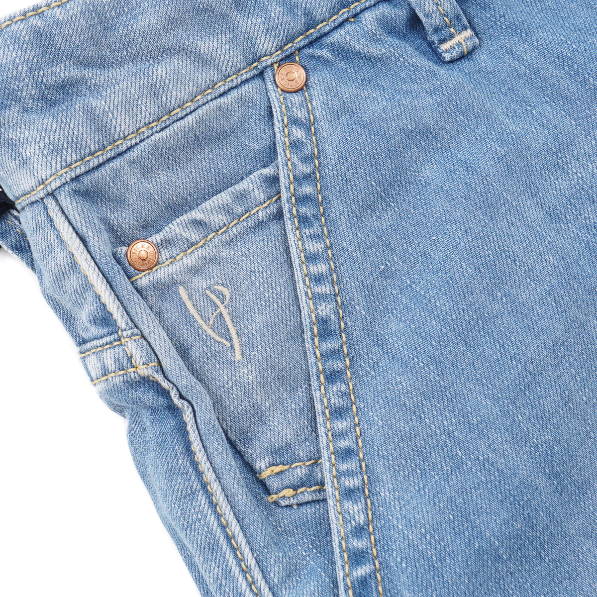 Handpicked Cotton-Linen Denim Shorts
