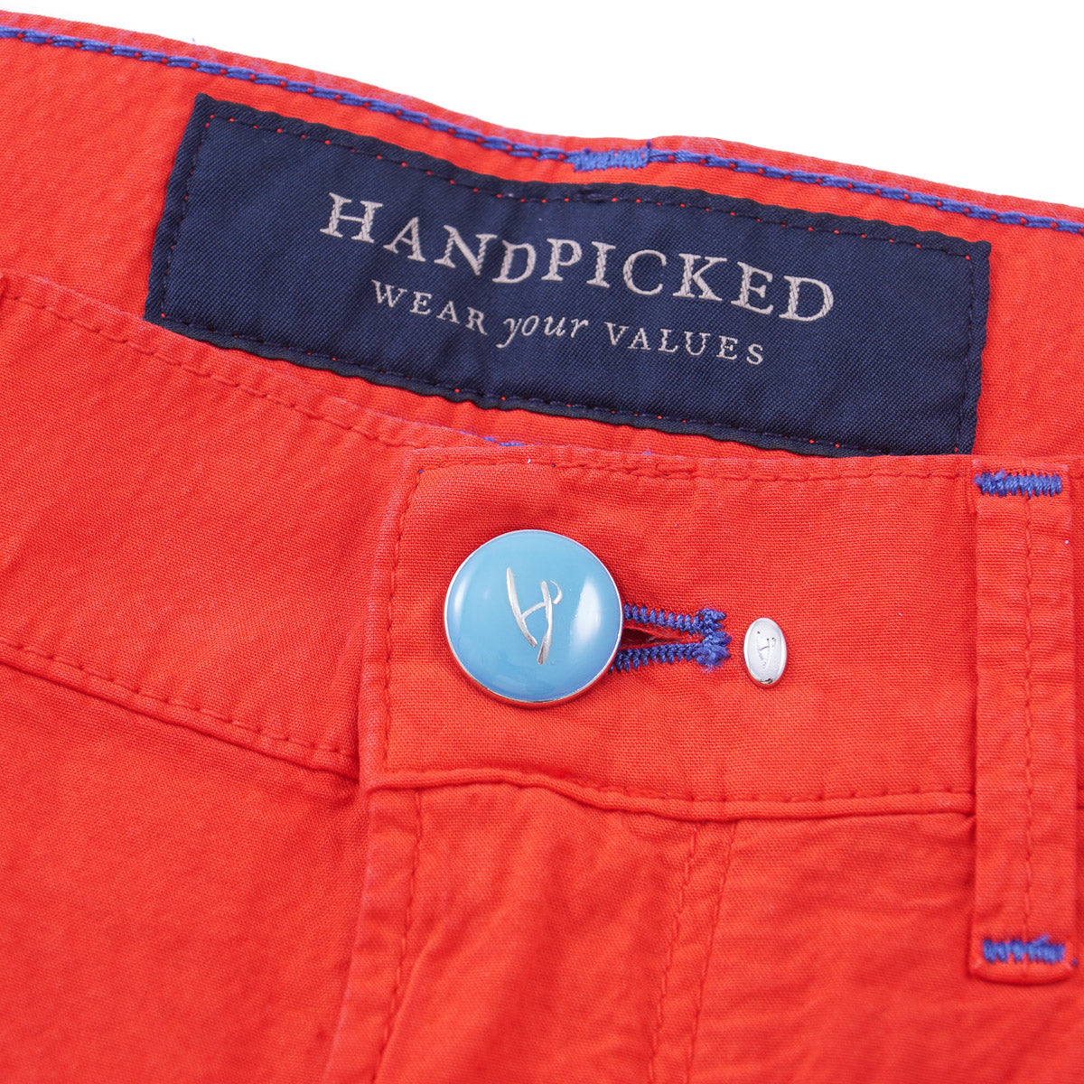 Handpicked Seersucker Cotton Shorts