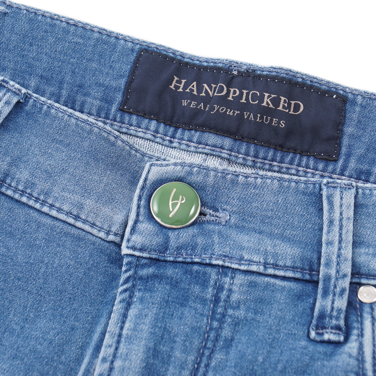 Handpicked Soft Cotton Denim Shorts