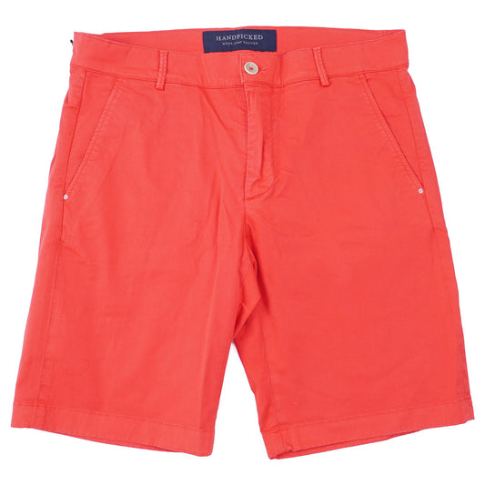 Handpicked Twill Cotton Bermuda Shorts