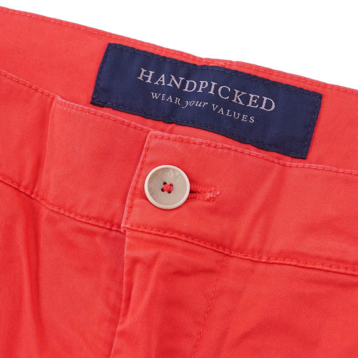 Handpicked Twill Cotton Bermuda Shorts