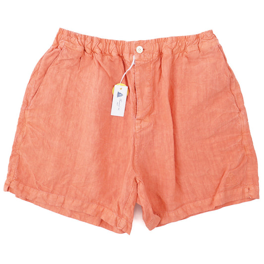 Finamore Drawstring Linen Shorts