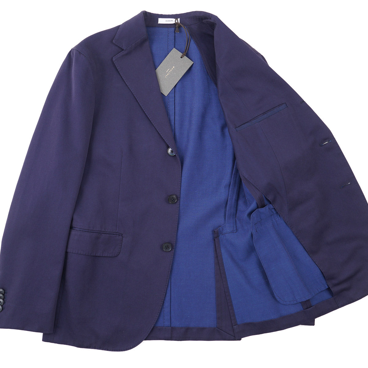 Boglioli Satin Cotton-Linen 'Dover' Suit