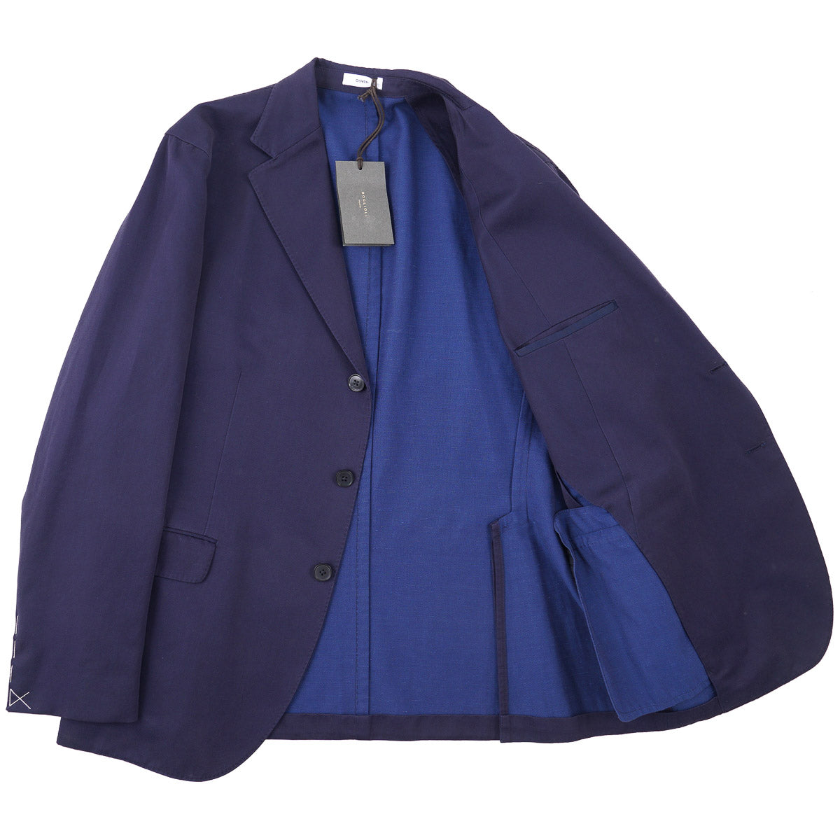 Boglioli Satin Cotton-Linen 'Dover' Suit